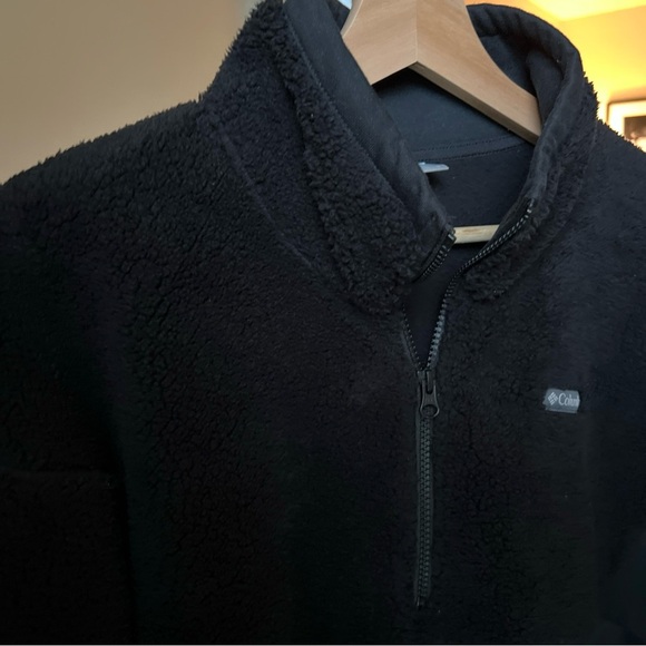 Columbia Men’s Black 1/4 Zip Pullover Size S - Picture 6 of 12